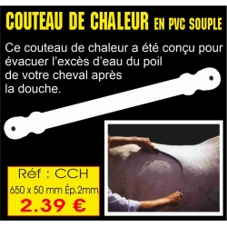 COUTEAU DE CHALEUR EN PVC SOUPLE - CCH